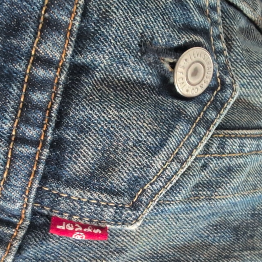 Levi's Trucker Jean Jacket Size M - Picture 4 of 12